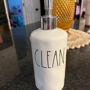 Rae Dunn “Clean” Soap Dispenser